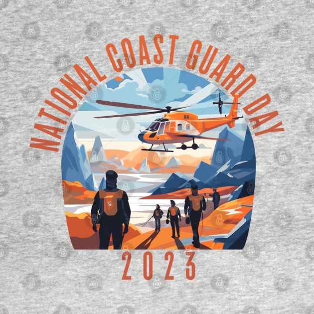 National Coastguard Day 2023 Coastguard Veteran Design by DanielLiamGill